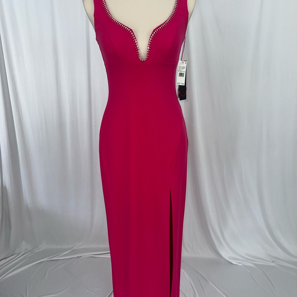 Adrianna Papell Pink Maxi Dress